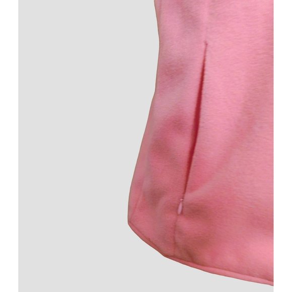 Fuinloth Fleece Vest XL Pink Sleeveless Zipper Pockets Polyester Soft NEW - Picture 5 of 8